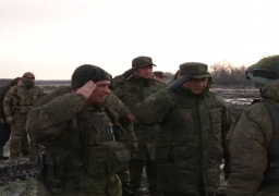 وزير الدفاع الروسي يزور القوات الروسية في أوكرانيا