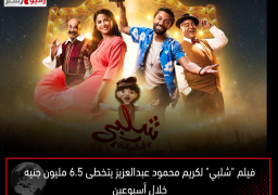 فيلم “شلبي” لكريم محمود عبدالعزيز يتخطى 6.5 مليون جنيه خلال أسبوعين