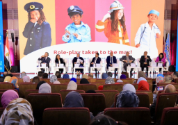 وزيرة التضامن الاجتماعي تشهد افتتاح المؤتمر السنوي الأول لمجلة علاء الدين بمؤسسة الأهرام تحت عنوان “أطفالنا مستقبلنا”