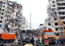 ارتفاع ضحايا الهجوم الروسي على مبنى سكني في دنيبرو لـ 35 قتيلًا و73 مصابًا