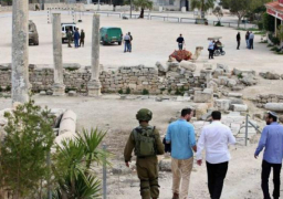 الاحتلال الإسرائيلي يقتحم موقعا أثريا غرب نابلس