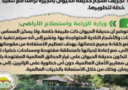 بالإنفوجراف.. الحكومة تنفي تجريف أشجار حديقة الحيوان بالجيزة تزامنا مع تنفيذ خطة لتطويرها