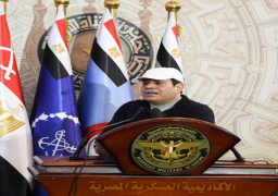 بالصور.. الرئيس السيسى يشيد بمستوى إعداد طلبة الحربية ويطالبهم بالتحلى بالقيم العسكرية