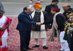 بالصور.. الرئيس السيسي يشهد احتفالية يوم الجمهورية الهندية