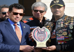 بالصور.. وزير الشباب يستقبل فريق المتحدون للدراجات النارية السعودي بالعاصمة الإدارية