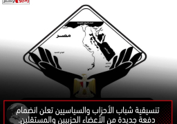 تنسيقية شباب الأحزاب والسياسيين تعلن انضمام دفعة جديدة من الأعضاء الحزبيين والمستقلين.