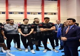 وزير الرياضة يتواصل مع بعثة منتخب اليد لمؤازرتهم وتهنئتهم بالفوز فى افتتاح مبارياتهم ببطولة العالم بالسويد