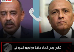 شكري يجري اتصالا هاتفيا مع نظيره السوداني