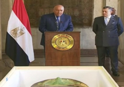 وزير الخارجية: مصر تولي اهتماما كبيرا باستعادة الآثار المصرية التي تم تهريبها للخارج