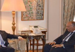 بالصور.. وزير الخارجية يستقبل رئيس مجلس المستشارين المغربي