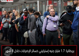 بريطانيا: 1.7 مليار جنيه إسترليني خسائر الإضرابات خلال 8 أشهر