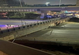 دون خسائر بشرية.. سقوط كوبرى مشاة «الثلاجة» على الطريق الزراعي