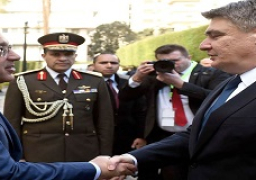 رئيس الوزراء يلتقي الرئيس الكرواتي