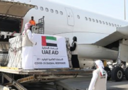 وصول طائرة مساعدات إماراتية إلى مطار اللاذقية لدعم المتضررين من الزلزال