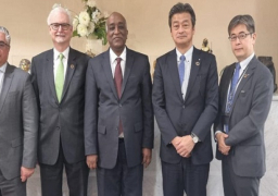 وفد اقتصادية قناة السويس يلتقي بممثلي مجموعة ماروبينى ومؤسسة JOIN اليابانية