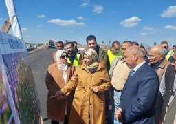 وزير النقل يتفقد مواقع العمل بمشروع توسعة المسافة من بنها إلى المنصورة وإنشاء طريق حر شرق الرياح التوفيقي