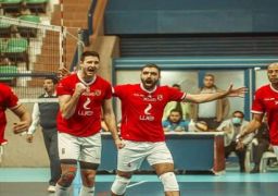 الأهلى أمام النصر البحرينى فى نهائى البطولة العربية للطائرة