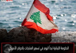 الحكومة اللبنانية تبدأ اليوم في تسعير المنتجات بالدولار الأمريكي