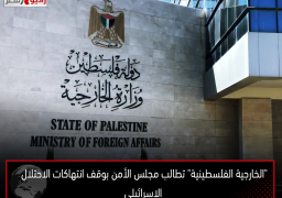 “الخارجية الفلسطينية” تطالب مجلس الأمن بوقف انتهاكات الاحتلال الإسرائيلي