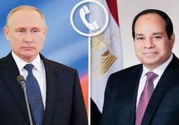 الرئيس السيسي يجري اتصالا هاتفيا مع نظيره الروسي لبحث تعزيز أطر التعاون بين البلدين