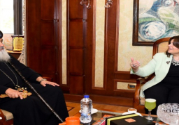 بالصور .. وزيرة الهجرة تستقبل أسقف عام الكنيسة القبطية الأرثوذكسية بأفريقيا لبحث سبل التعاون