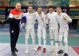 منتخب مصر لسلاح سيف المبارزة يتوج بذهبية بطولة العالم