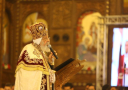 البابا تواضروس يترأس قداس أحد السعف فى دير الأنبا بيشوى بوادى النطرون