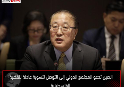 الصين تدعو المجتمع الدولي إلى التوصل لتسوية عادلة للقضية الفلسطينية