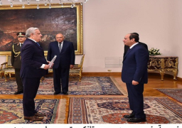 بالصور.. الرئيس السيسي يتسلم أوراق اعتماد عدد من السفراء المعتمدين لدى مصر