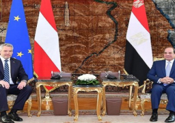 بالصور.. الرئيس السيسي يستقبل مستشار النمسا بقصر الاتحادية