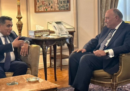 بالصور.. وزير الخارجية يستقبل وزير الدولة البريطاني للشرق الأوسط وشمال إفريقيا