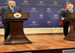 خلال مؤتمر صحفي مع نظيره التركي.. شكري: تسارع وتيرة اللقاءات يعكس وجود إرادة سياسية للارتقاء بالعلاقات بين البلدين