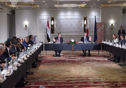 رئيس الوزراء ومستشار النمسا يترأسان مائدة مستديرة مشتركة لمجتمع الأعمال المصري النمساوي