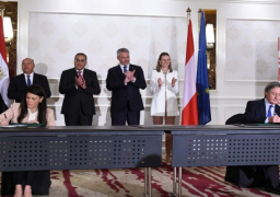 رئيس الوزراء ومستشار النمسا يشهدان مراسم توقيع خطاب نوايا لتعزيز التعاون الاقتصادي بين البلدين