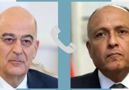 شكري يبحث هاتفيا مع نظيره اليوناني تطورات الوضع في السودان