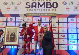 فاطمة عطا تتوج بالميدالية الذهبية فى بطولة إفريقيا للسامبو بالمغرب