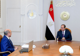 الرئيس السيسي يجتمع اليوم مع المستشار عمر مروان وزير العدل.