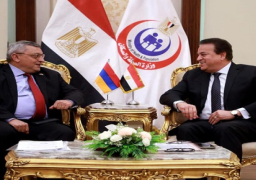 بالصور..وزير الصحة يبحث مع سفير أرمينيا إعادة تفعيل اتفاقيات التعاون الموقعة بين البلدين في المجال الصحي