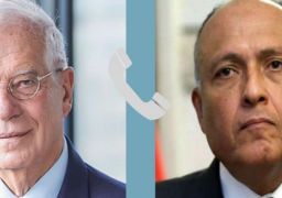وزير الخارجية يتلقى اتصالاً من الممثل الأعلى للاتحاد الأوروبي للشئون الخارجية والسياسة الأمنية