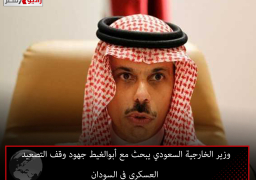 وزير الخارجية السعودي يبحث مع أبوالغيط جهود وقف التصعيد العسكري في السودان