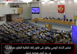 مجلس الاتحاد الروسي يوافق على قانون إلغاء اتفاقية التعاون مع أوكرانيا في بحر آزوف ومضيق كيرتش