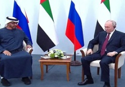 خلال لقاء مع بوتين.. رئيس الإمارات يؤكد استعداد بلاده للمساهمة في تسوية الأزمة الروسية الأوكرانية