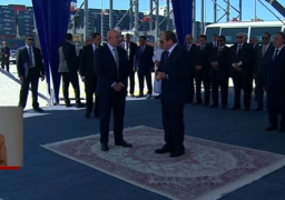 الرئيس السيسي يقوم بجولة تفقدية في محطة “تحيا مصر” بميناء الإسكندرية البحري