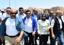 بالصور .. وزير الرياضة يطلق ماراثون “الرياضة من أجل التنمية” بالعريش بمشاركة ٣ آلاف من أبناء شمال سيناء