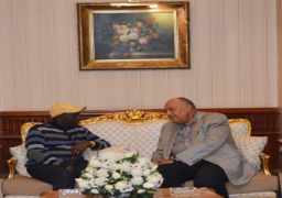 بالصور.. شكري يستقبل الرئيس الكيني خلال توقفه بمطار القاهرة نيابة عن رئيس الجمهورية