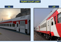 بالصور..وزارة النقل تعلن إعادة تشغيل ثاني قطار إسباني بعد تطويره على خط الصعيد بدءا من 22 يونيو الجاري