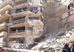 حياة كريمة : صرف ٢٥ ألف جنيه كتعويض مادي للأسر المتضررة من سقوط عقار الإسكندرية