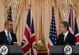 خلال مؤتمر صحفي مع بلينكن.. وزير الخارجية البريطاني: يجب تشجيع القطاع الخاص على الاستثمار في إعادة بناء أوكرانيا