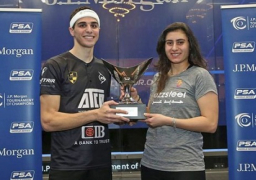 علي فرج ونور الشربيني يحصدان لقب الأفضل في مايو بعد التتويج ببطولة العالم للاسكواش