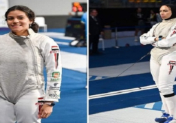 يارا الشرقاوي ونورا منير تضمنان ميداليتين لمصر ببطولة إفريقيا للسلاح